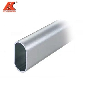 Barre de penderie murale ovale en alliage d'aluminium pour placard, accessoires de quincaillerie pour armoire - Product Image 3