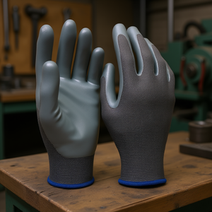 Ttake Polyester <b>Gloves</b> with Nitrile Coating Protective Work <b>Gloves</b> - Product Image 3