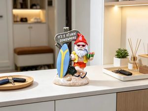 Decorazione <span class=keywords><strong>da</strong></span> giardino in resina figurina divertente Design dipinto a mano decorazione per la <span class=keywords><strong>casa</strong></span> <span class=keywords><strong>gnomo</strong></span> barba bianca - Product Image 2