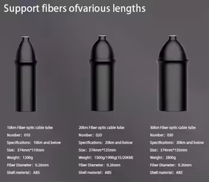 Recipiente de fibra óptica 0,26mm y 0,3mm FPV y UAV Invisible Fibra óptica Tecnología de fibra óptica - Product Image 4