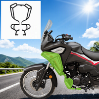 Nouveau pour CRF190L : Protection de moteur supérieure et inférieure en acier au carbone pour moto, barre anti-chute et anti-collision