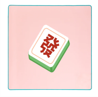 Tapis Mahjong pour carreaux américains Design personnalisé en caoutchouc 3mm Surface durable Voyage ou maison Prix direct usine
