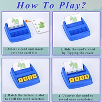 Jeu de lettres assorties, orthographe et lecture de l'alphabet, jouet éducatif d'apprentissage précoce pour les enfants d'âge préscolaire et de la maternelle