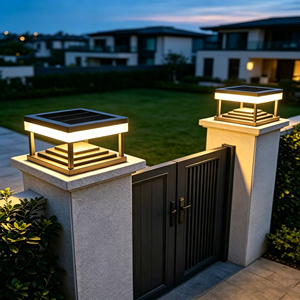 Factory Customized Modern Minimalist Gate <b>Light</b> Pillar Outdoor D 15/25/35/45CM <b>LED</b> E27 IP65 Waterproof Solar Pillar <b>Light</b> - Product Image 6