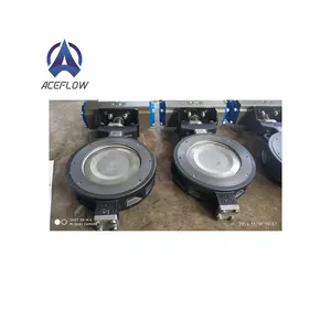 Pneumatic ss304 steel ball butterfly valve manufacturer actuator control actuated water steam fluid pressure pneumatic valve