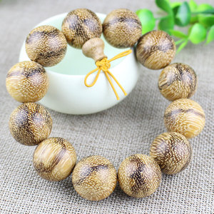 สร้อยข้อมือไม้กฤษณาอินโดนีเซีย 20 มม. 12 เม็ด รูปทรงกลม สำหรับทุกเพศ สวมใส่ได้ทุกวัน ของสะสมทางวัฒนธรรม เครื่องประดับ - Product Image 4