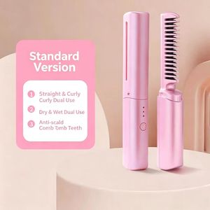 Portable Cordless Hair Curler USB Charging Mini Flat Iron for On-the-Go Styling - Product Image 6