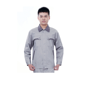 Tuta da <span class=keywords><strong>Lavoro</strong></span> Unisex Professionale di Alta Qualità <span class=keywords><strong>in</strong></span> Cotone Traspirante a Maniche Lunghe per <span class=keywords><strong>Fabbrica</strong></span> - Product Image 1