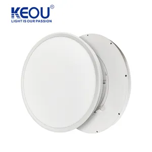 KEOU Hot Sale 3CCT plastics Surface Mounted IP42 32W modern ceiling light for office