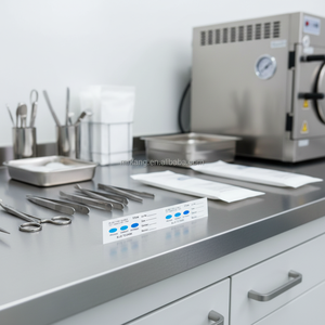 Bande indicatrice de changement de couleur chimique à la vapeur de classe <span class=keywords><strong>4</strong></span> jetable, carte indicatrice stérile pour utilisation en laboratoire pharmaceutique - Product Image 6