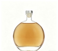Bouteille en verre élégante de 250 ml pour extraction à froid avec couvercles – Contenant transparent pour thé et boissons froides