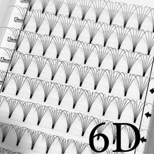 2D 3D 4D 5D 6D 7D Tige courte 0.07 Ventilateurs d'extension de cils Premade Volume Fan Lashes Heat Bonded Eyelash Extensions - Product Image 2