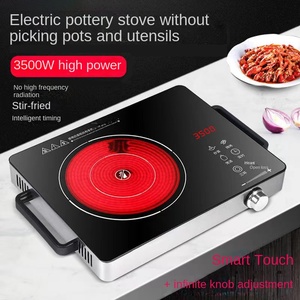 Cocina de inducción de acero inoxidable de una sola placa de 220V y 3,5 kW, estufa eléctrica doméstica controlada por aplicación con Control táctil, cocina múltiple holandesa - Product Image 6