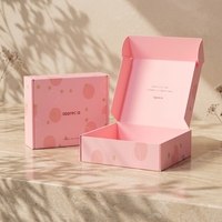 Boîte cosmétique en papier ondulé personnalisée de luxe avec logo et finition gaufrée pour les produits de soin de la peau et de maquillage