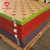 Plaques acryliques PMMA vierges 100 % écologiques Jumei, opalescentes, blanches, noires, rouges, vertes, jaunes, résistantes aux UV, pour découpe/moulage