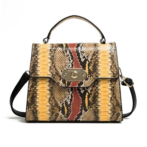 European Fashion Designer Handbag <strong>Snake</strong> Pattern Tote Crossbody <strong>Bag</strong> Women - Product Image 4