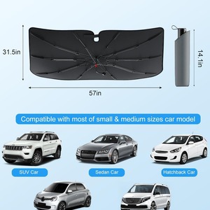 Parasoles Plegables Personalizados <span class=keywords><strong>para</strong></span> Coche, Bloqueadores de Rayos UV 190T, <span class=keywords><strong>Protector</strong></span> de <span class=keywords><strong>Parabrisas</strong></span> Delantero <span class=keywords><strong>para</strong></span> Niños, <span class=keywords><strong>para</strong></span> Camiones, Bolsa PE, Geométrico - Product Image 6