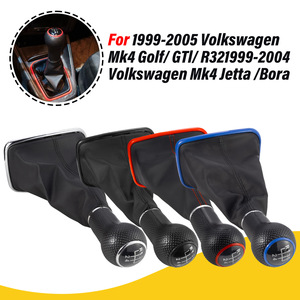 Car Gear <b>Knob</b> Leather 12mm 23mm Ergonomic For Vw Golf 4 Manual Transmission <b>Shift</b> <b>Knob</b> With Boot - Product Image 5