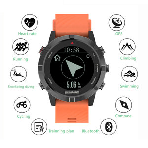 Reloj Deportivo Inteligente Sunroad con GPS, SDK, Bluetooth, Resistente al Agua 10 ATM, Barómetro Digital, Altímetro, Brújula, Monitor <span class=keywords><strong>de</strong></span> Actividad Física para Escalada - Product Image 2