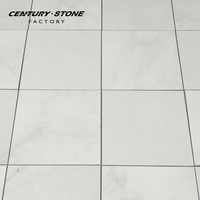 Carreaux de marbre blanc haut de gamme Centurymosaic 12*12 pouces 305x305, carreaux de marbre en pierre naturelle pour cuisine, salle de bain, mur et sol