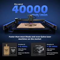 Machine de gravure laser à fibre professionnelle, découpe sur grande surface, marquage portable de bureau, compatible acrylique, CNC, prise en charge DXF, DIY