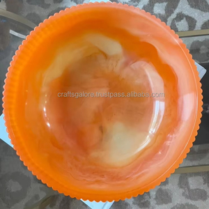 Bol à fruits en bois poli, écologique, exportateur, bol à salade de luxe, design unique, nouveau, toutes les couleurs disponibles, prix très bas - Product Image 4
