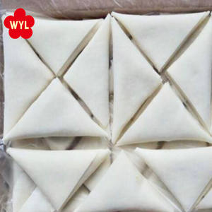 Samosa di verdure fresche surgelate con patate di fagioli cipolla carota cavolo IQF certificato al vapore fritto e tutta la parte lavorata - Product Image 6