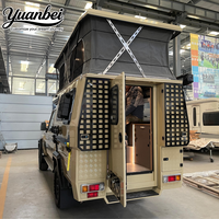 Camper en aluminium pour camion, directement de l'usine, avec toit relevable, boîte coulissante, capacité de charge de 500 kg pour 3 personnes, utilisation universelle sur route, camping sauvage