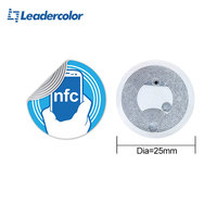 Etiquetas RFID de 13.56Mhz al por Mayor, Tamaño Personalizado, Imprimibles, Resistentes al Agua, Etiquetas NFC para Identificación de Productos