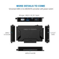 Adaptador USB 3,0 Universal SATA/IDE, nueva condición, compatible con salida de 6TB CC, 2,5/3,5 pulgadas, IDE SATA, HDD externo/SSD, protección OTP