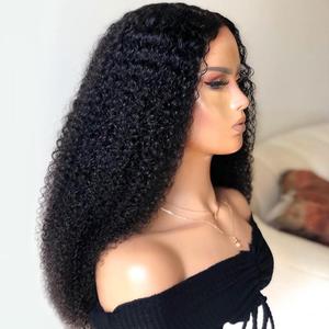 <strong>Afro</strong> Kinky Curly 4b 4c Full Lace Human Hair <strong>Wigs</strong> 130% Density Cuticle Aligned Natural Hair <strong>Afro</strong> <strong>Wigs</strong> - Product Image 4