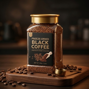 Muestra Disponible: Café Negro Instantáneo <span class=keywords><strong>Liofilizado</strong></span> Premium 100% Arábica, Café Puro Sin Azúcar para Pérdida de Peso - Product Image 5