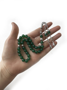Rosario de Oración Islámico de Ágata de 8mm, 33 Cuentas, Pulsera Musulmana, Imam Kerbai, Subha, Misbaha, Tasbih, Dhikr - Product Image 4