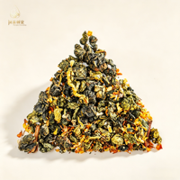Sachets de thé Oolong mélangé à l'osmanthus naturel de qualité supérieure, sachets pyramidaux de qualité alimentaire pour consommation quotidienne, approvisionnement en vrac 3g*100 paquets