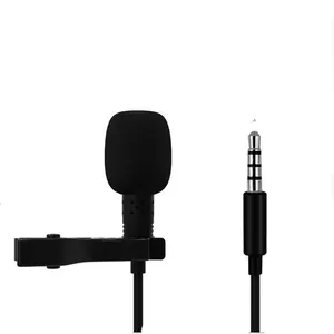 Lepel collier micro 3.5mm clip-on mini revers cravate cravate pince microphone micro téléphone appelant micro à jeddah arabie saoudite pour mobile