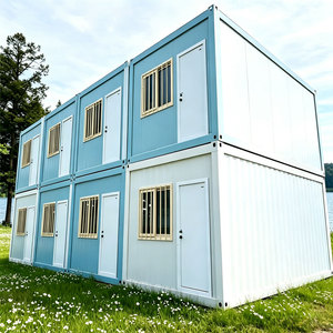 Casa Contenedor Plegable Prefabricada Boda, Panel Sándwich, Diseño Moderno, 20FT/40FT, Personalizable para Hotel, Oficina, Casa Móvil - Product Image 1