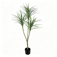 Arbre artificiel de Dracaena en gros pour usine, grand modèle réaliste, idéal pour la décoration de hall de villa, taille personnalisable disponible