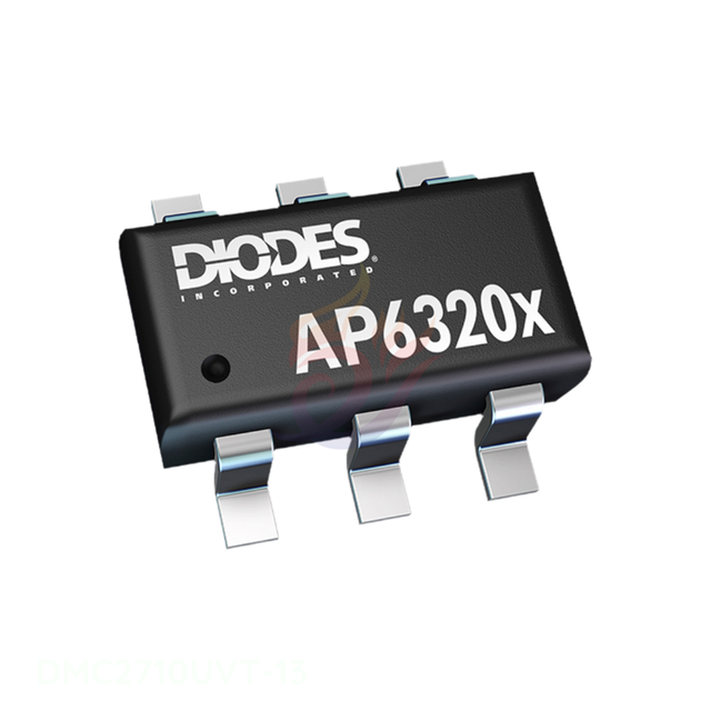 DMC2710UVT-13 MOSFET N/P-CH 20V 1.2A TSOT23-6 SOT-23-6 Thin, TSOT-23-6 Electronic Parts And Components In Stock Transistors