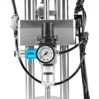 Machine de scellage pneumatique de type table en vente chaude pour flacons, ampoules, bouchons de flacons de réactifs en verre, couvercles en plastique, scelleuse de bouchons