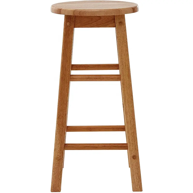 Vintage design home furniture solid wood bar stool wooden stool