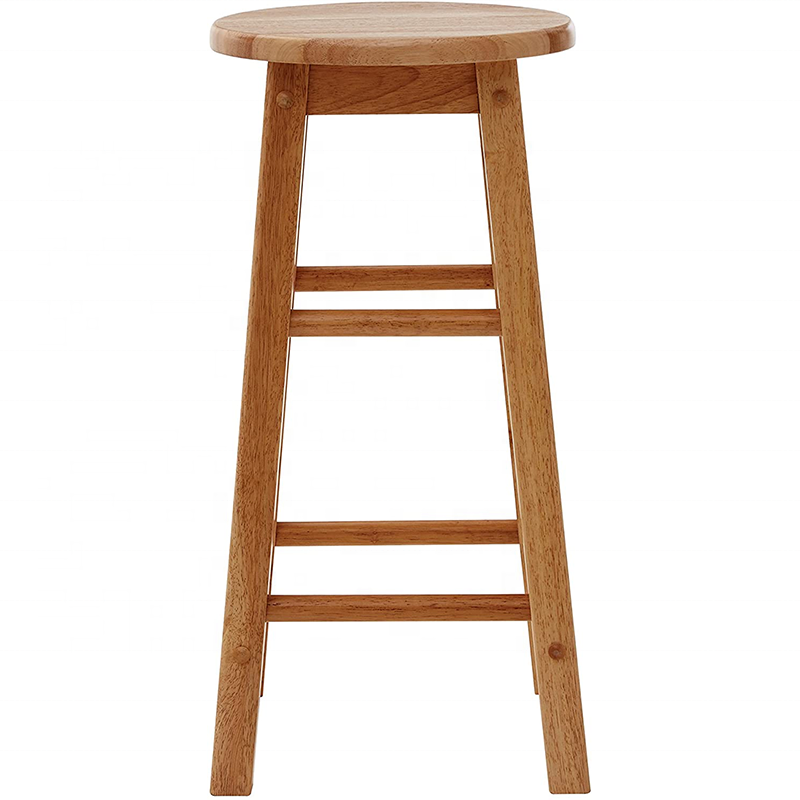 Винтажная мебель для дома, барный стул из массива дерева, деревянный стул