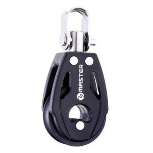 Émerillon simple à roue de 29 mm et câble de 8 mm pour bateaux et voiliers - Product Image 1