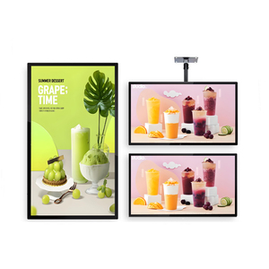 Nueva Actualización de señalización digital Android 11 para restaurante, uso en interiores, sistema CMS gratuito, Wifi, pantalla <span class=keywords><strong>LCD</strong></span>, tecnología de Panel AD de animación - Product Image 1