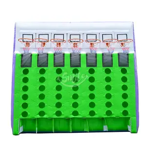 Basketball Connect 4 In A Row Basketball Inflatable Shoot GameInflatable Carniv Game For Rentals