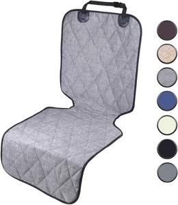 Fundas de asiento de auto de tela catiónica Multicolor para mascotas, cojín de asiento para asiento delantero de coche - Product Image 1