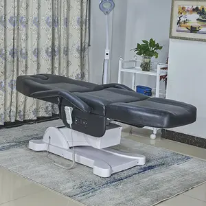 Newest Modern Luxury 3 Motors Electric Spa Facial Table Therapy Treatment Massage Bed