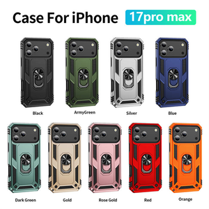 JUNBO pour <span class=keywords><strong>OPPO</strong></span> A36 A76 Reno6 Reno2 Z <span class=keywords><strong>Coque</strong></span> de protection intégrale anti-collision en PC rigide avec anneau de support en TPU pour usage quotidien en extérieur - Product Image 2