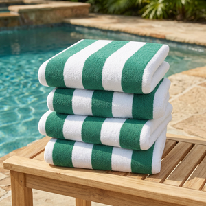 Toalla de Playa de Lujo Tropical de Algodón Ecológico de Secado Rápido, Antiarena y Lavable a Máquina, para Todas las Estaciones, Venta al por Mayor, OEM, de Orchid Impex - Product Image 1
