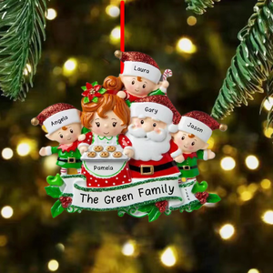 Pendentif de Noël en résine DIY, motif Mère Noël mignonne et chaleureuse, pour enfants, lumineux, étanche, haute qualité, pour la fête de Noël - Product Image 4
