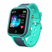 Reloj Inteligente para Niños 4G con Gel de Sílice Cuadrado de Alta Calidad, Llamada SOS, Rastreador GPS, Resistente al Agua IP67, Control Remoto WiFi, Android/iOS